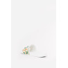CASABLANCA WHITE EMBROIDERED TERRY SLIDES